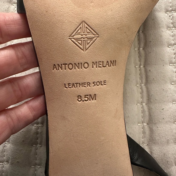 ANTONIO MELANI Klaudi Leather sling back Heels - Picture 7 of 7